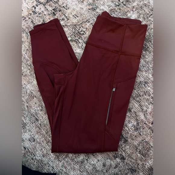 Athleta Rust Rainer Tight Size Small - Picture 2 of 4